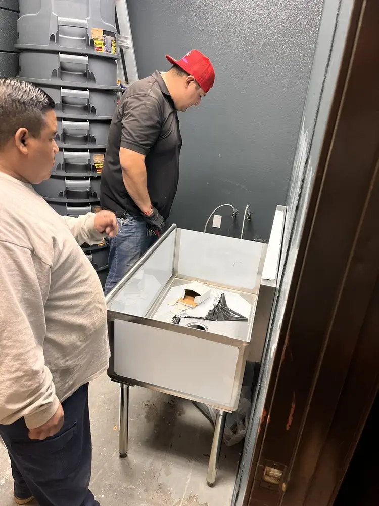 Commercial plumbing and sink installation in Elizabeths Delight